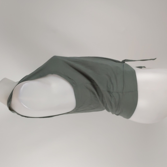 Rockwear Women's Top Size 8 Green Sleeveless Racerback Tie Waist Activewear - Picture 9 of 12